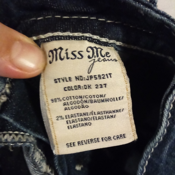 Miss Me Signature Rise Straight Leg Y2K Jeans - Picture 5 of 12
